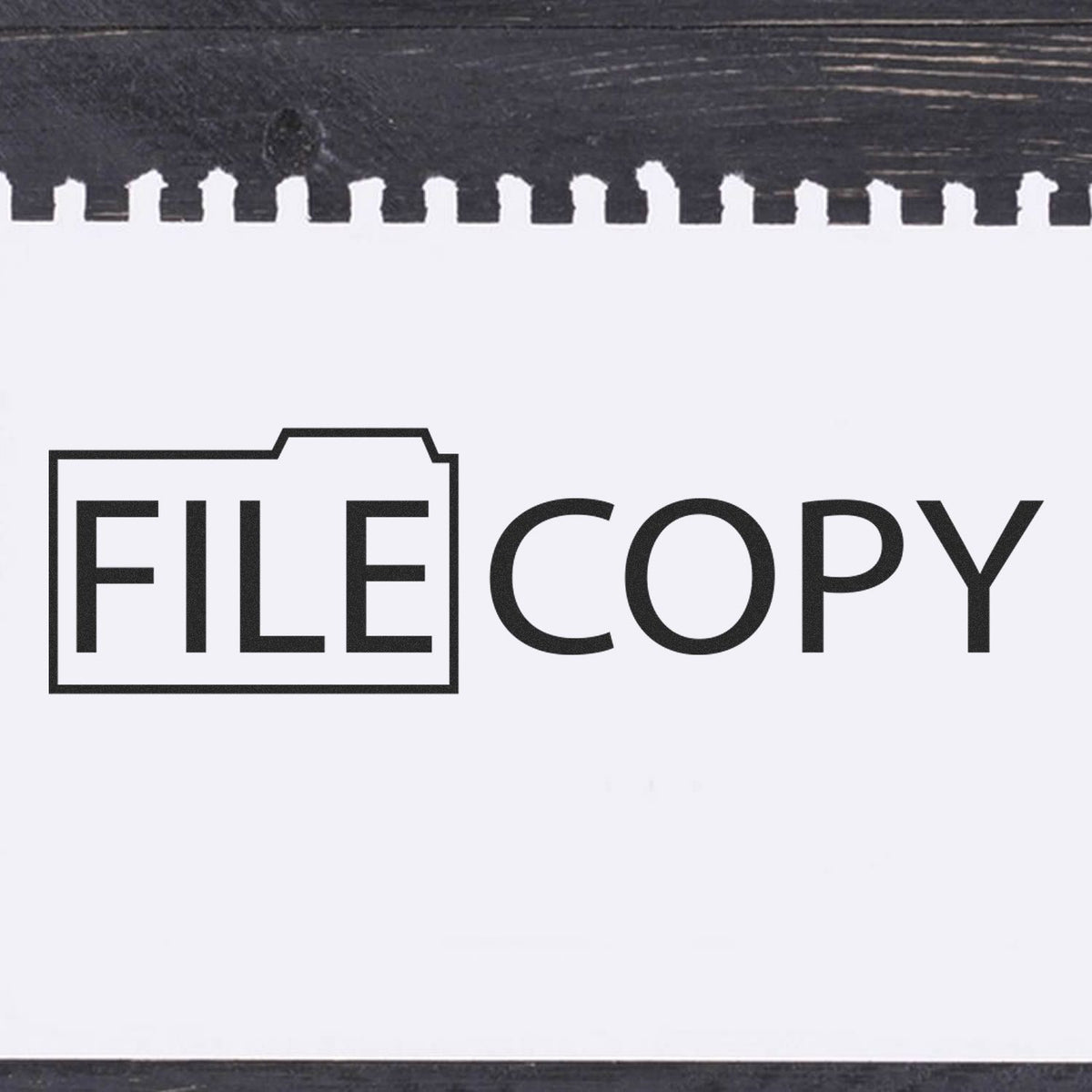 Large Pre-Inked File Copy with Folder Stamp Lifestyle Photo