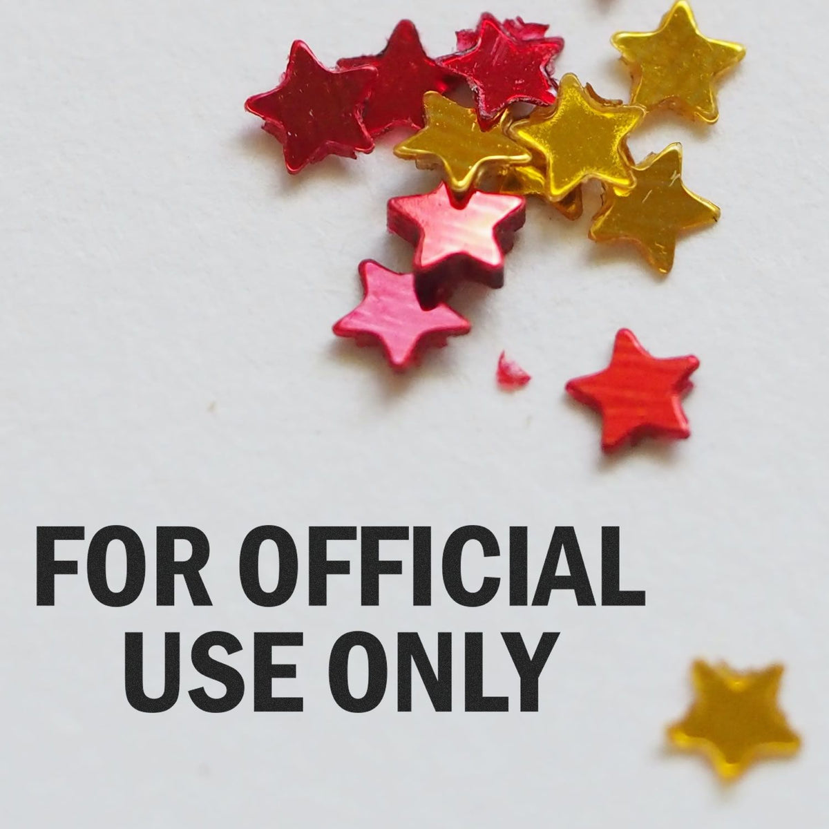 Large For Official Use Only Rubber Stamp Lifestyle Photo