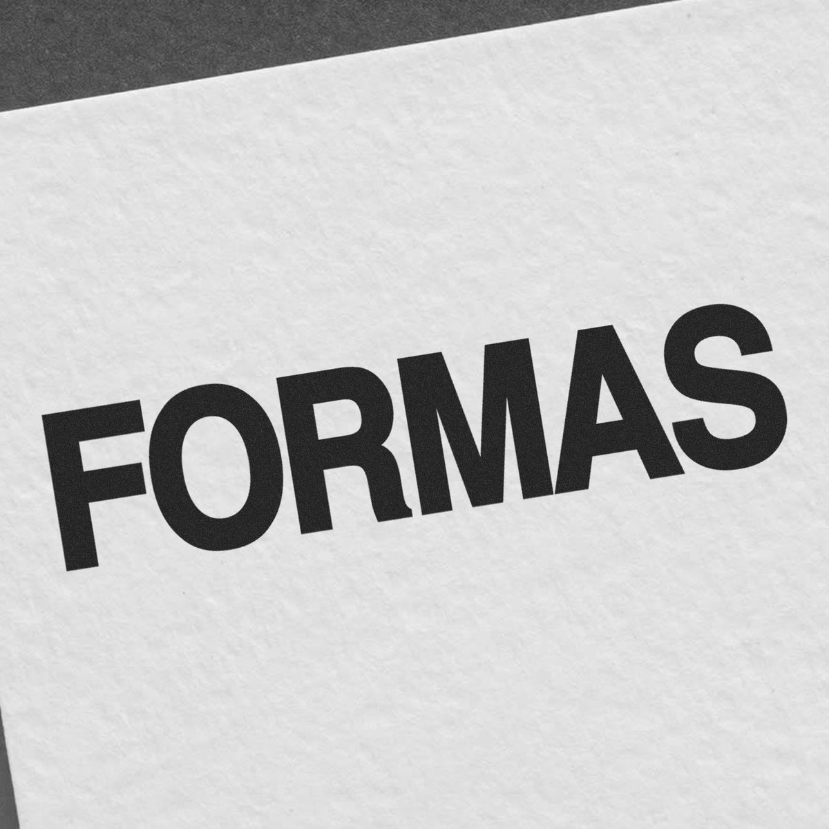Large Formas Rubber Stamp Lifestyle Photo