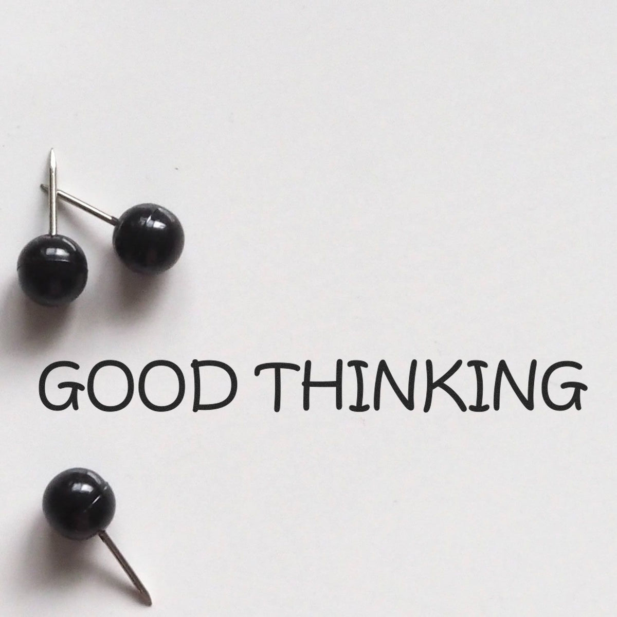 Large Good Thinking Rubber Stamp Lifestyle Photo