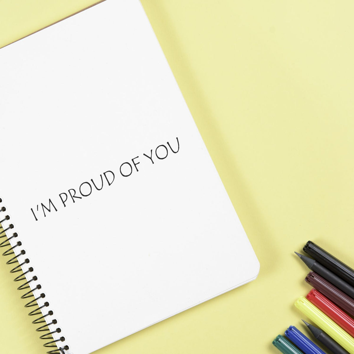 Large Im Proud Of You Rubber Stamp Lifestyle Photo