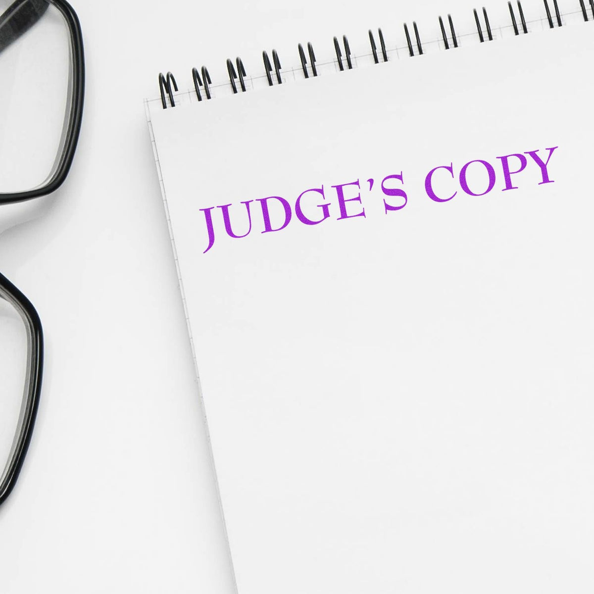 Large Judges Copy Rubber Stamp In Use