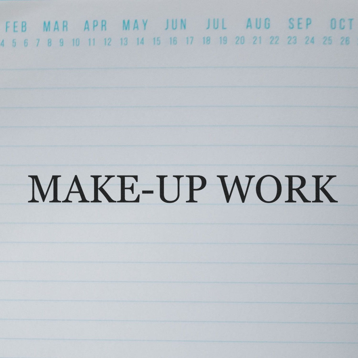 Large Make Up Work Rubber Stamp Lifestyle Photo