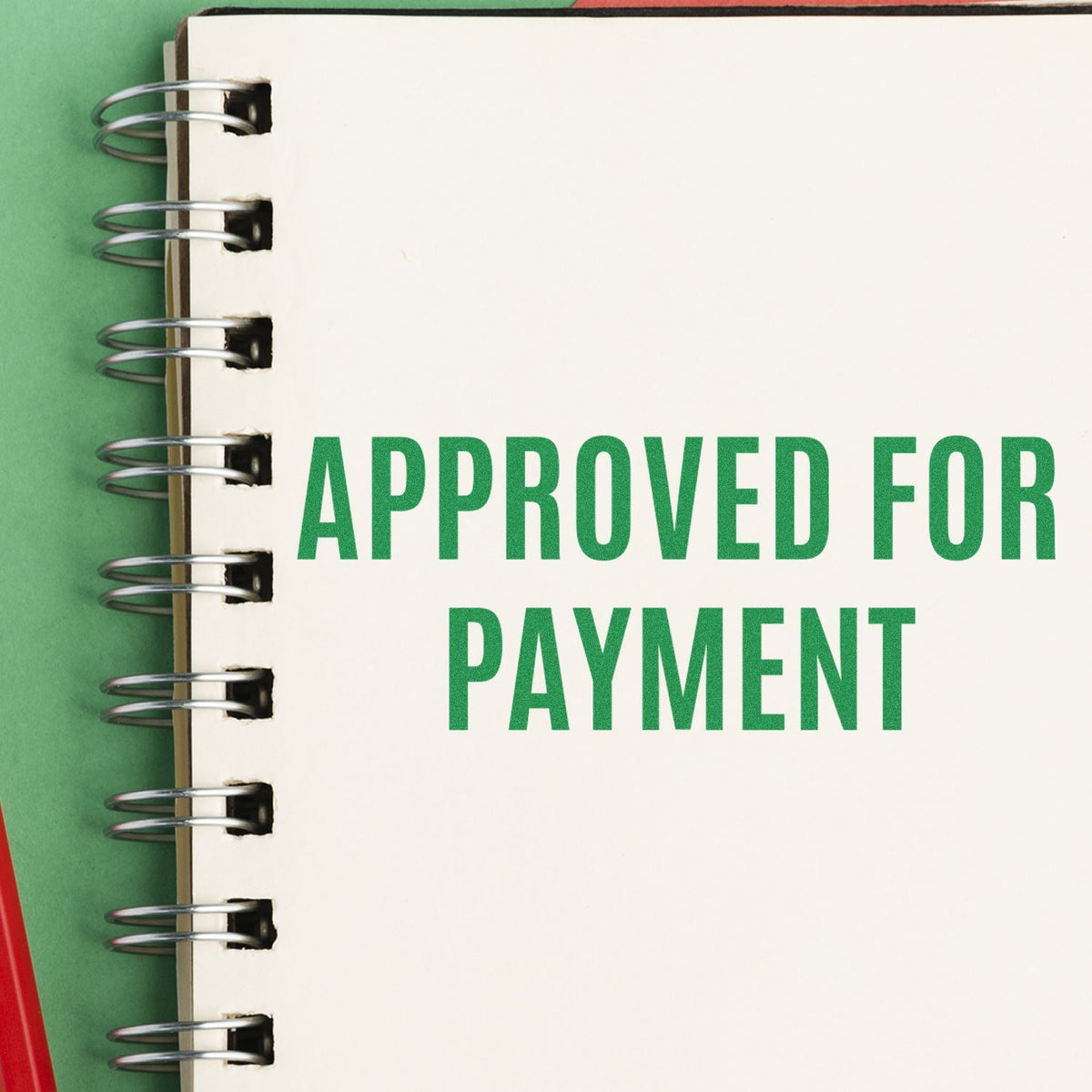 Large Self-Inking Narrow Font Approved for Payment Stamp In Use