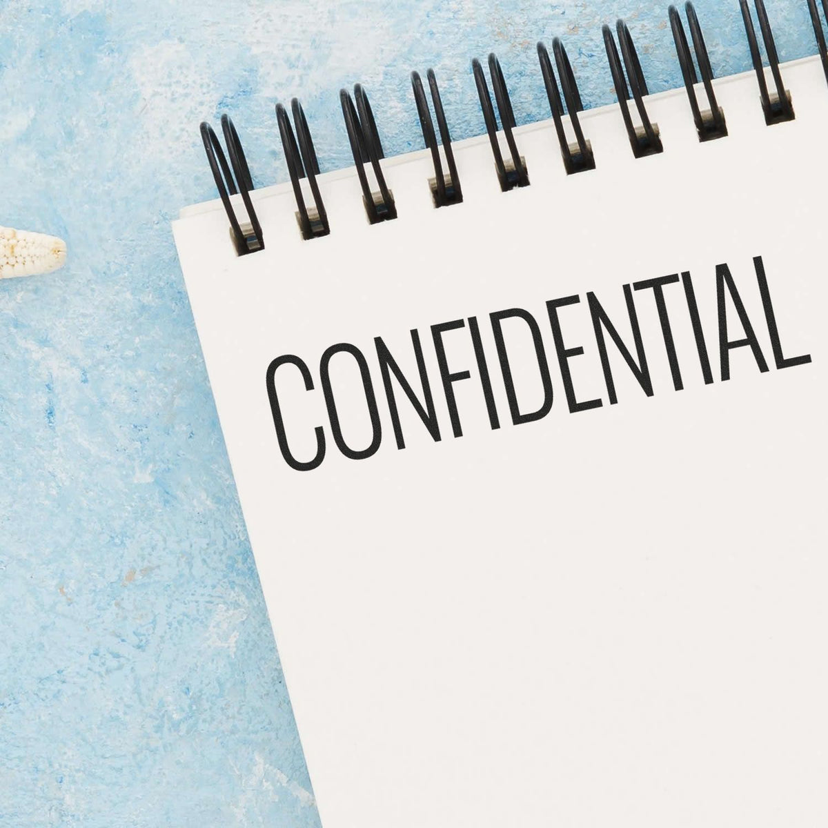 Narrow Font Confidential Rubber Stamp Lifestyle Photo