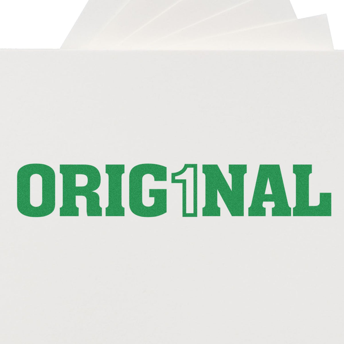 Large Self-Inking Orig1nal Stamp In Use