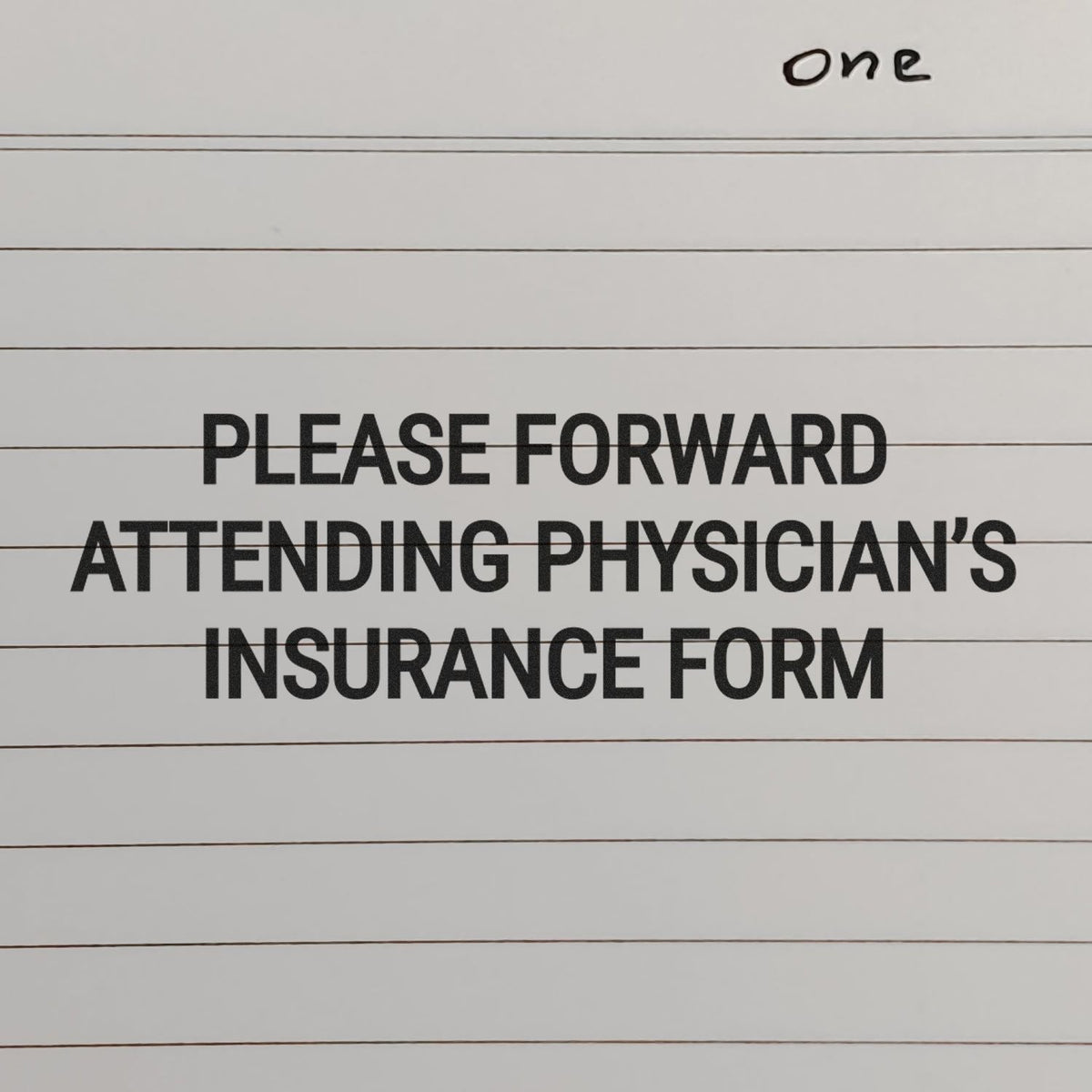 Self-Inking Please Forward Attending Physicians Stamp Lifestyle Photo