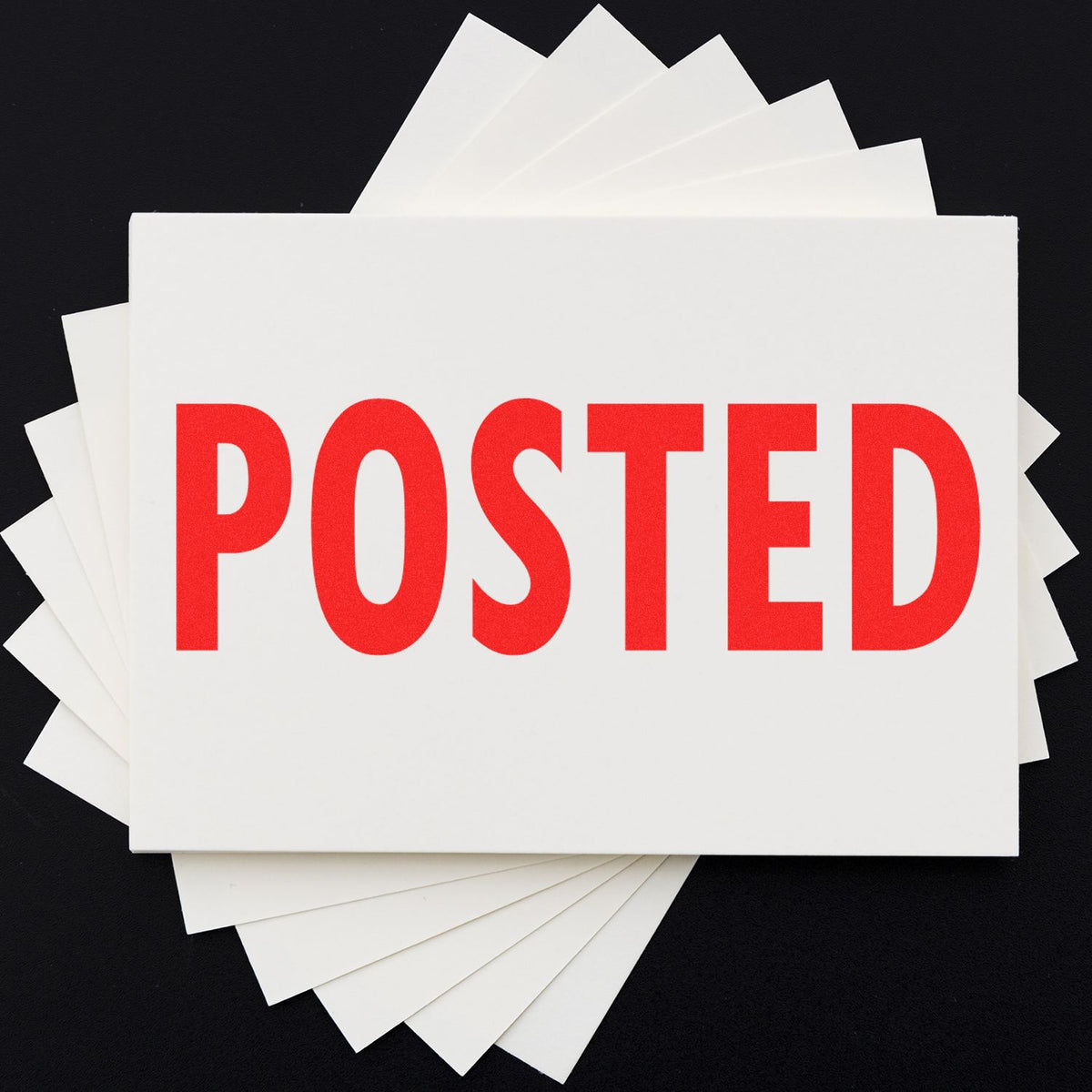 Large Self-Inking Posted Stamp In Use Photo