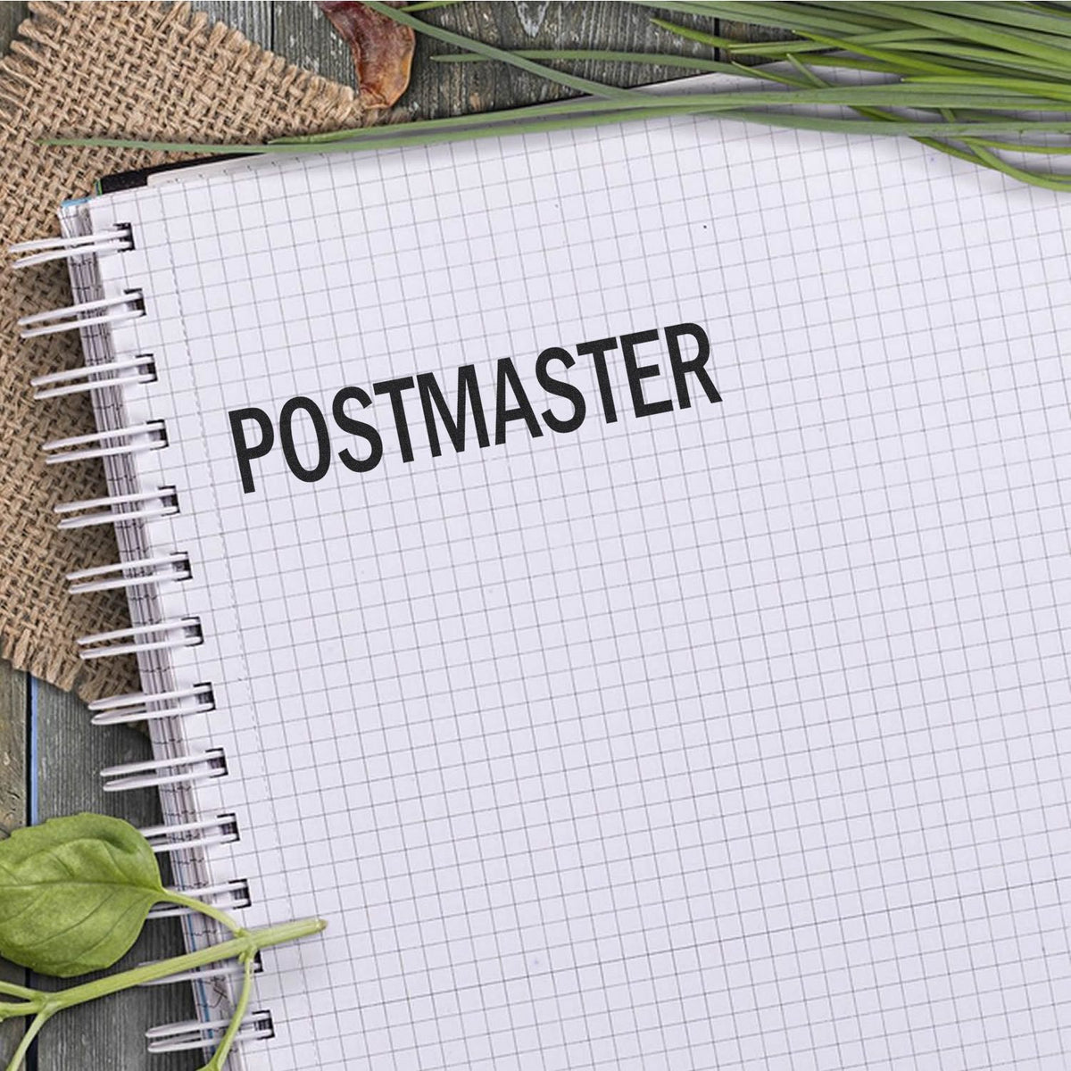 Postmaster Rubber Stamp Lifestyle Photo
