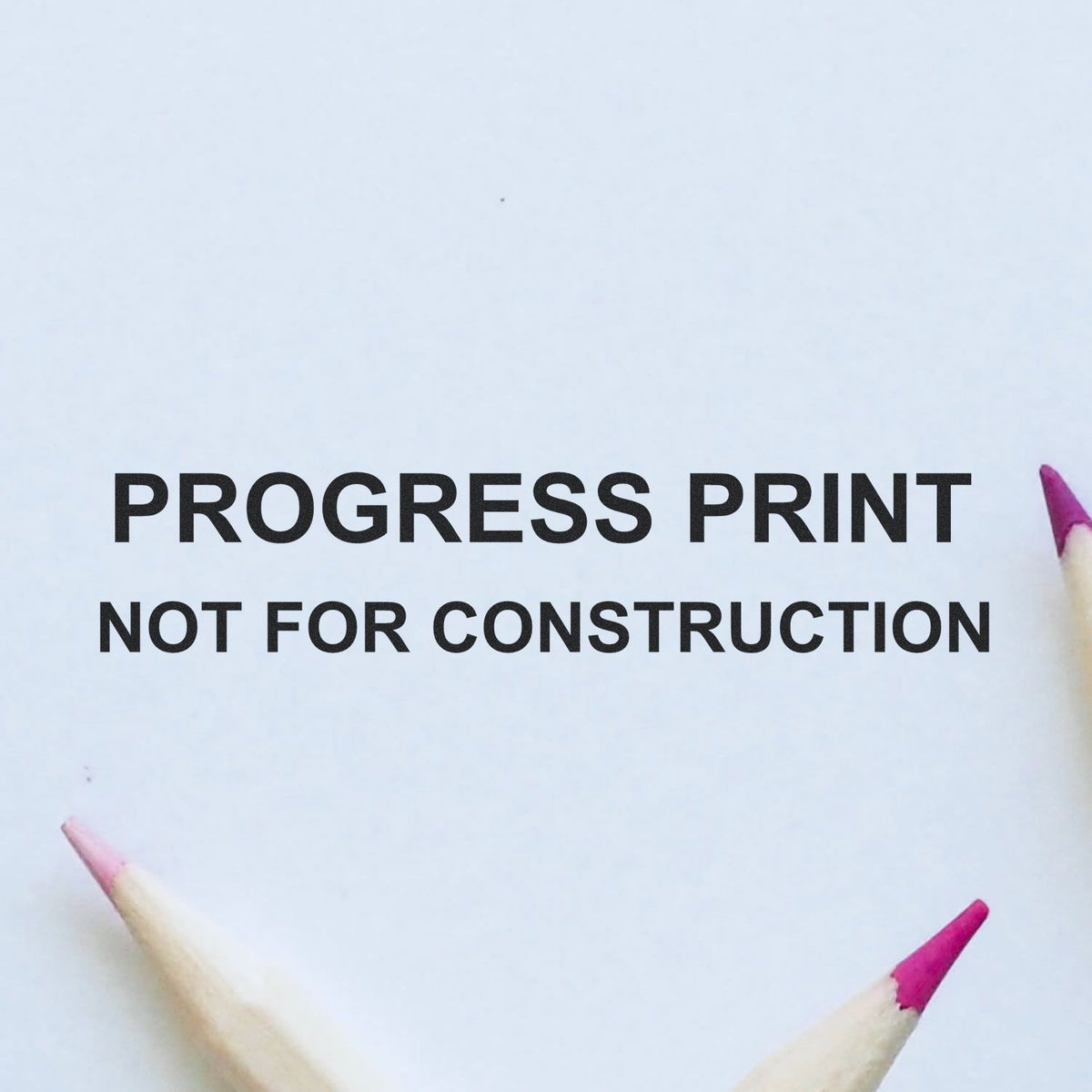 Slim Pre-Inked Progress Print Stamp Lifestyle Photo