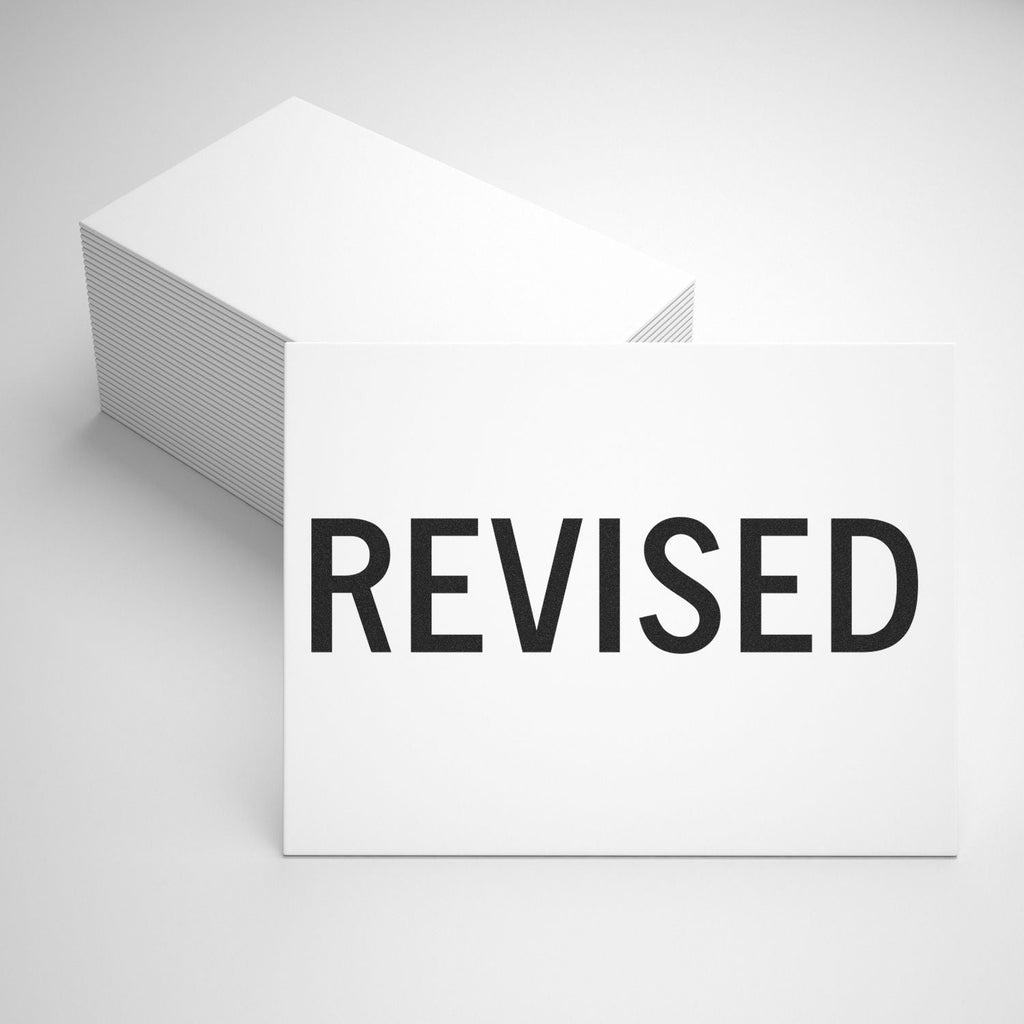 Self Inking Revised Stamp | Perfect for Businesses | Engineer Seal Stamps