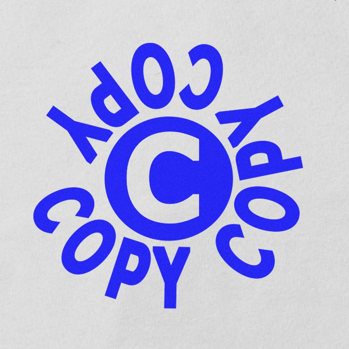 Self-Inking Round Copy Copy Copy Stamp In Use Photo