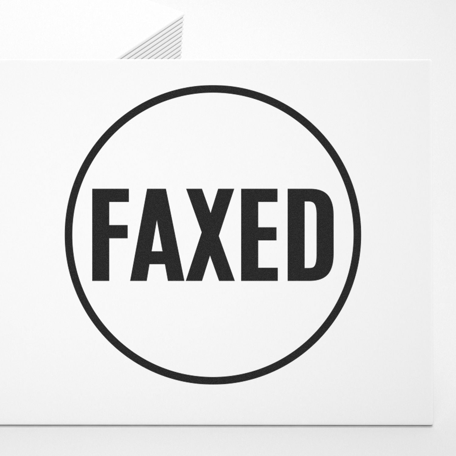 Self-Inking Round Faxed Stamp | Business Office Stamp | Engineer Seal ...