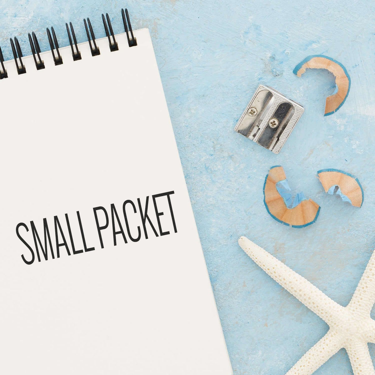 Large Pre-Inked Small Packet Stamp Lifestyle Photo