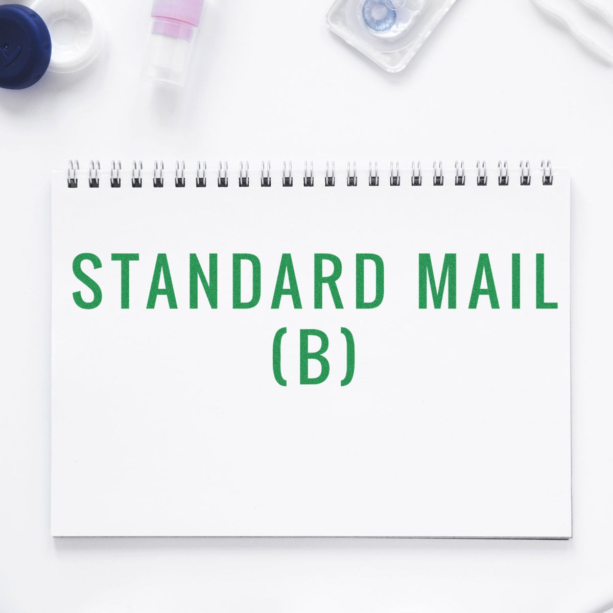 Standard Mail B Rubber Stamp In Use