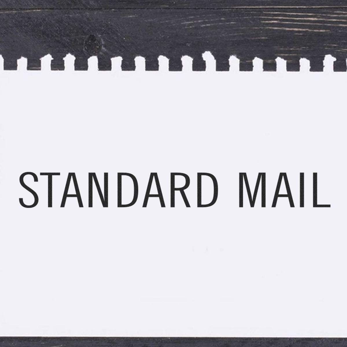 Large Standard Mail Rubber Stamp Lifestyle Photo