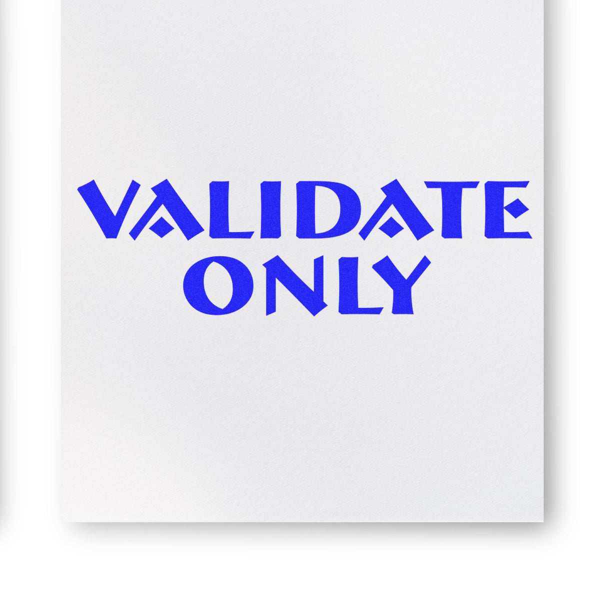 Large Self-Inking Validate Only Stamp In Use Photo