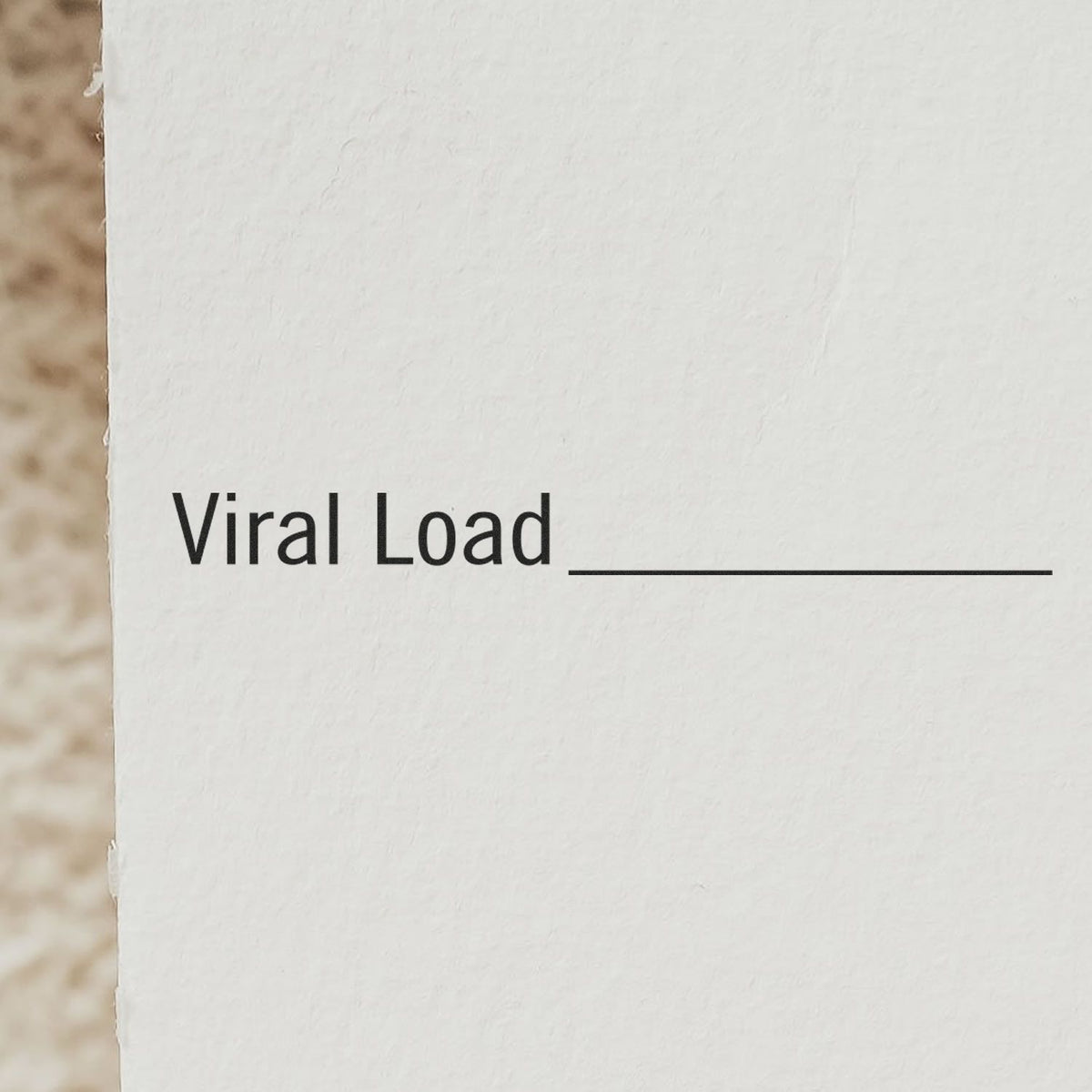 Large Pre-Inked Viral Load Stamp Lifestyle Photo