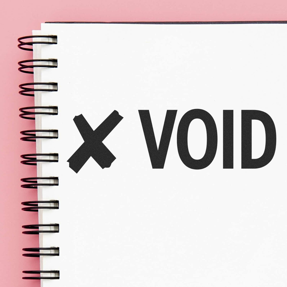 Slim Pre-Inked Void with X Stamp Lifestyle Photo