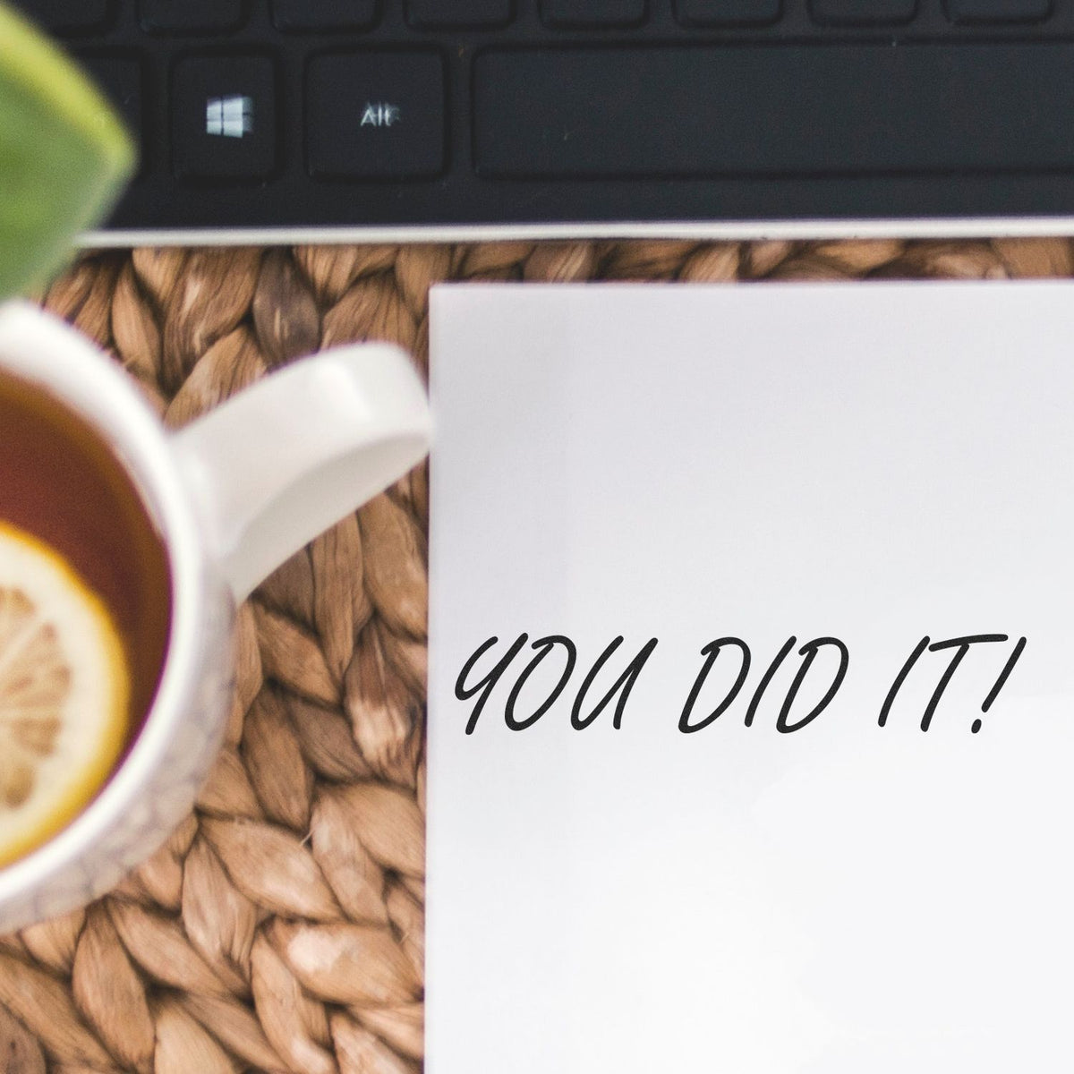 Large Self-Inking You Did It Stamp Lifestyle Photo