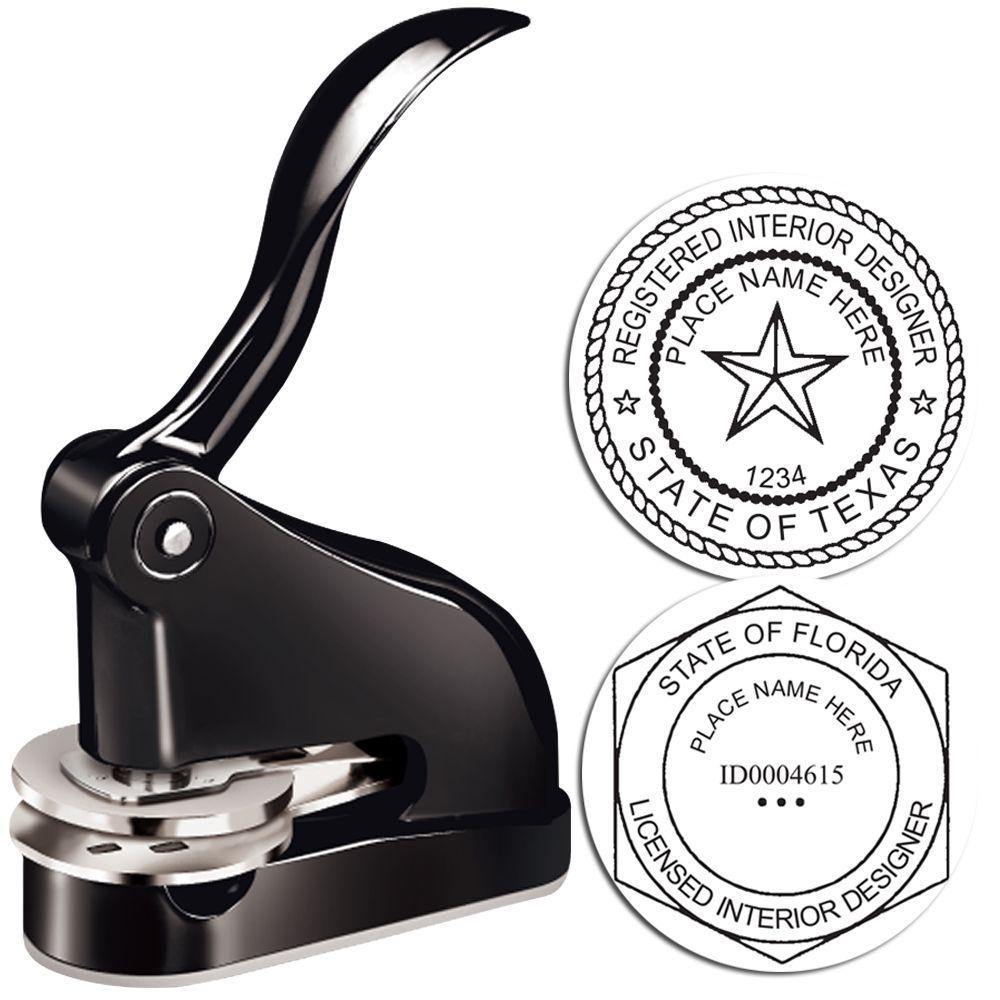 Interior Designer Black Gift Seal Embosser Engineer Seal Stamps