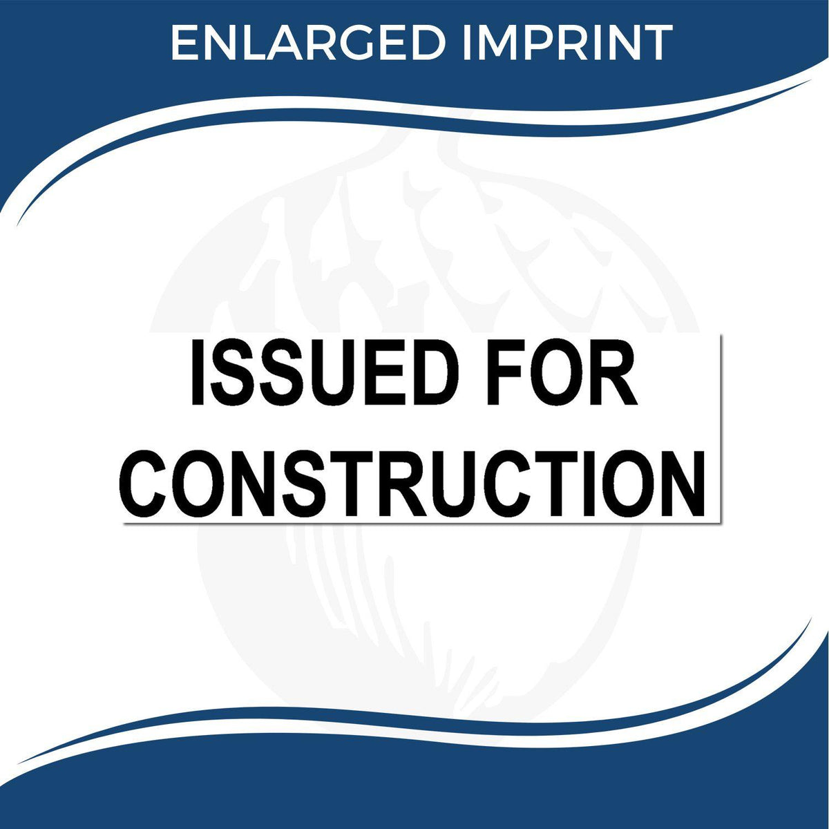 Issued For Construction Stamp 3045 Enlarged Imprint