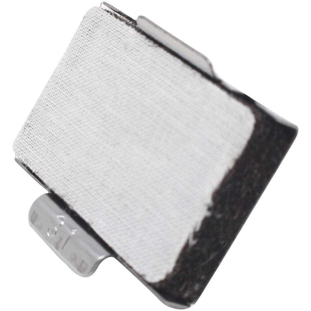 Ink Pad for Just Rite SI-00, SI-0, SI-1, SI-1-5 Stamps, shown in a close-up view with a white ink surface and metal clip.