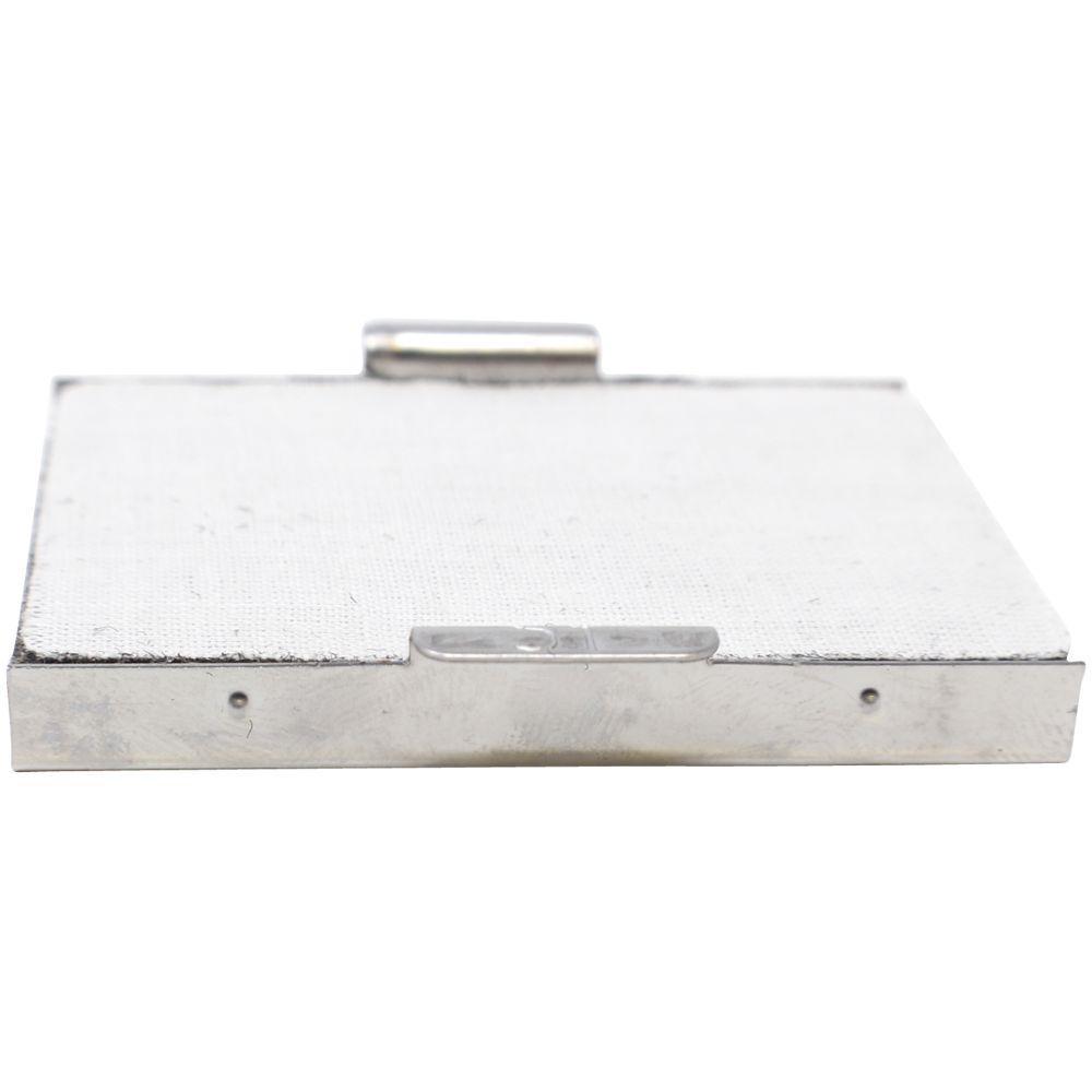 Replacement Ink Pad for Just Rite SI-2-5 Stamp, shown in a rectangular metal casing with a white pad surface, viewed from the top.