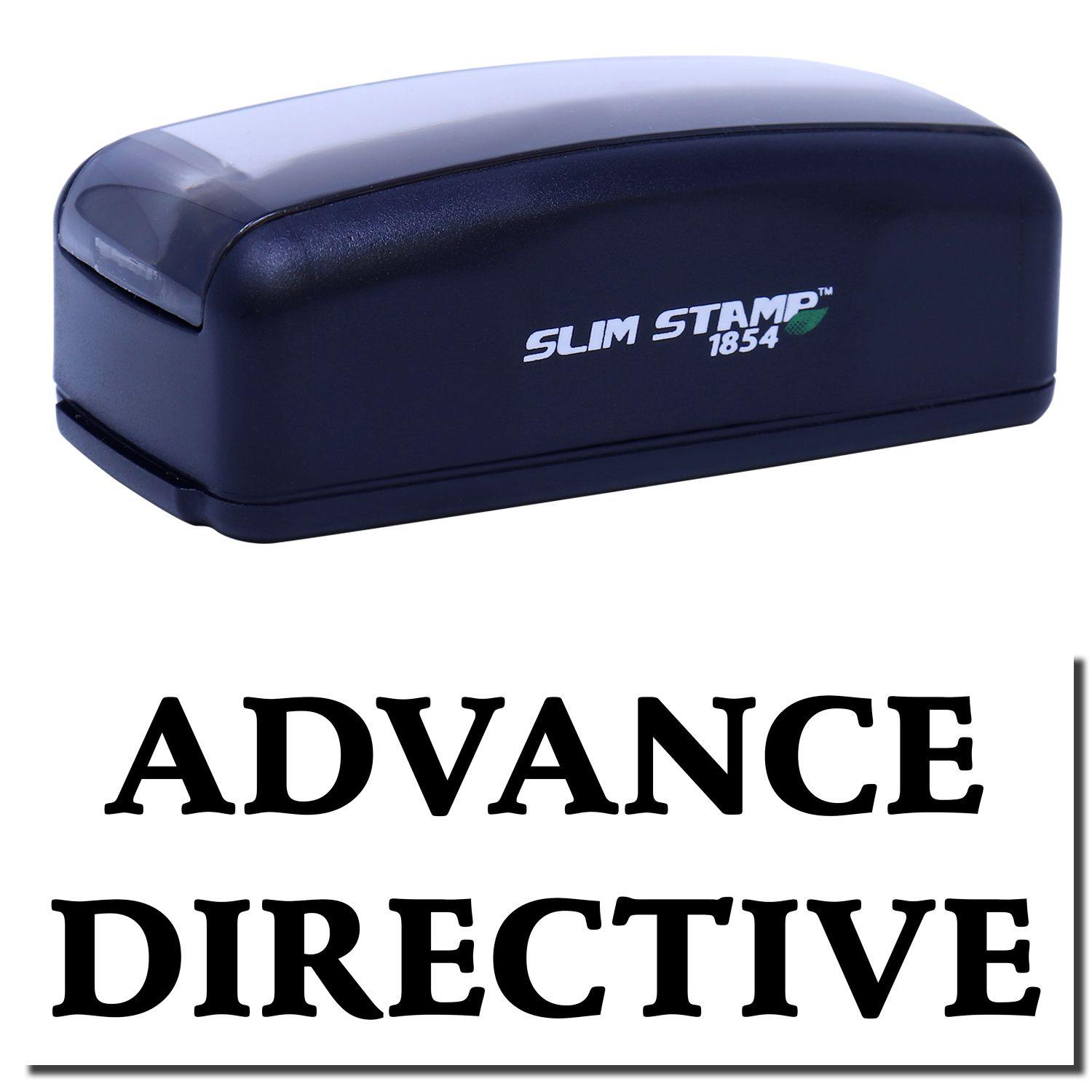 Large Pre Inked Advance Directive Stamp Main Image