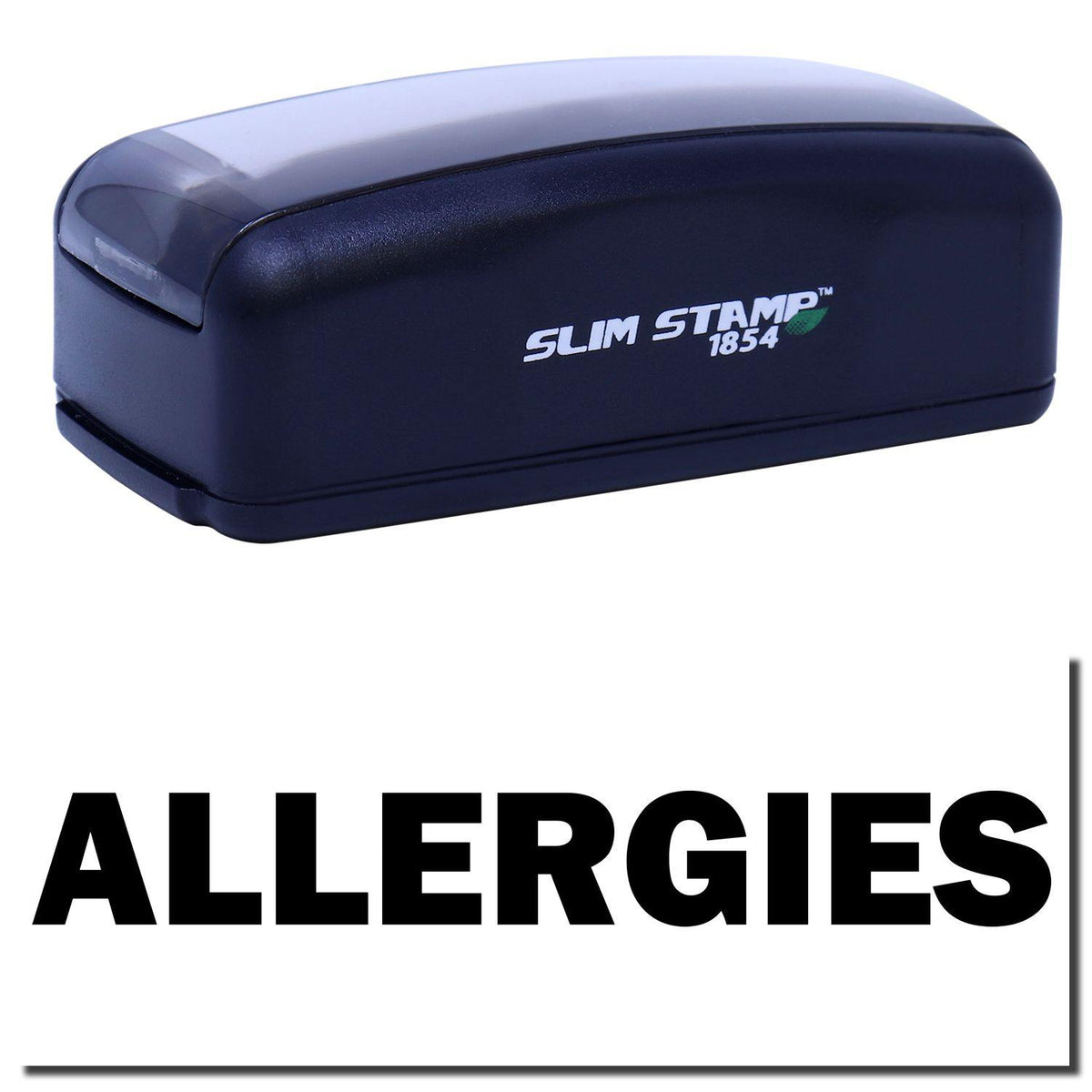 Large Pre-Inked Bold Allergies Stamp Main Image