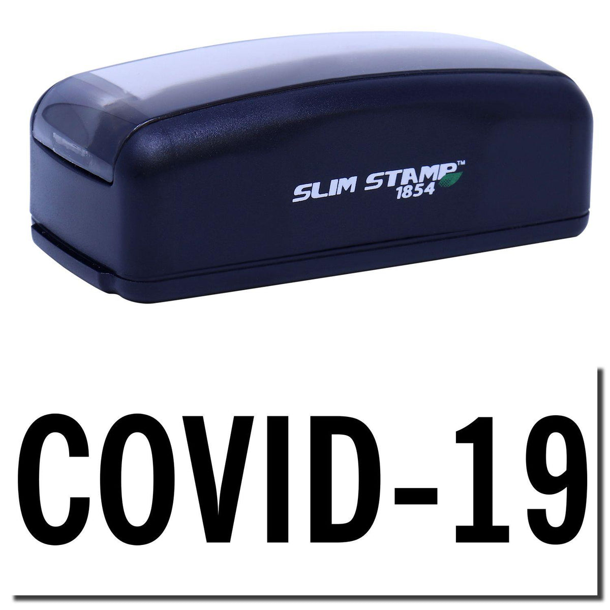 Large Pre-Inked Bold Covid-19 Stamp Main Image