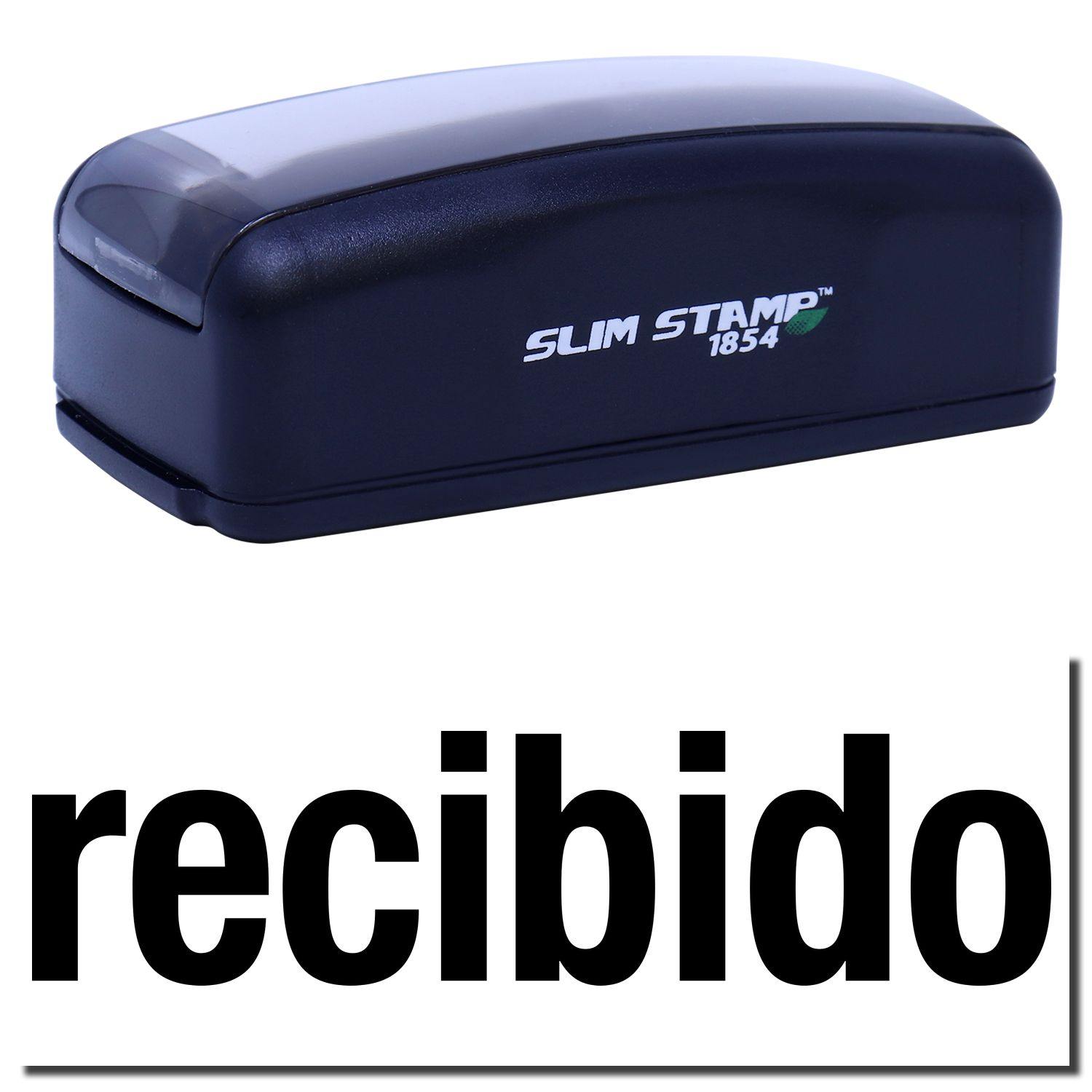 Large Pre-Inked Bold Recibido Stamp Main Image