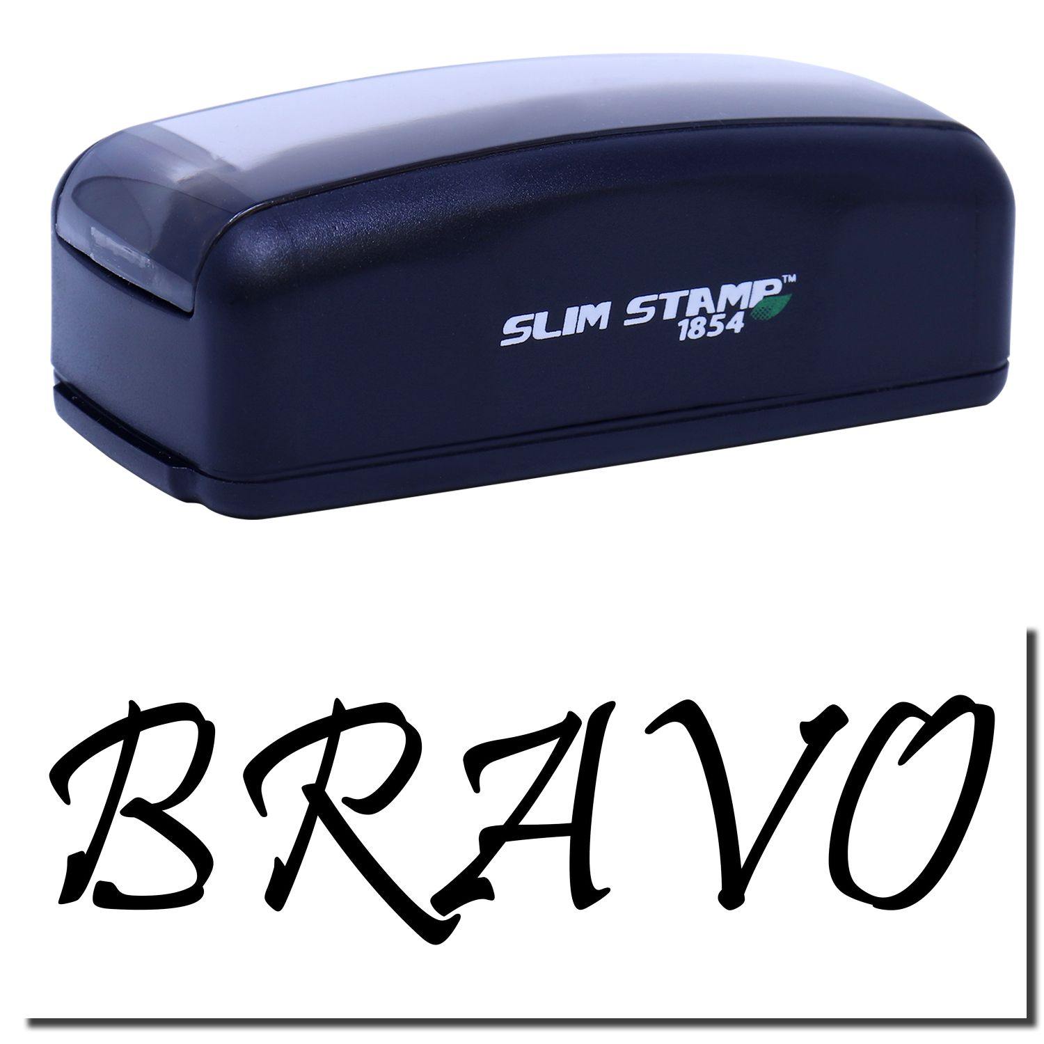 Large Pre Inked Bravo Stamp Main Image