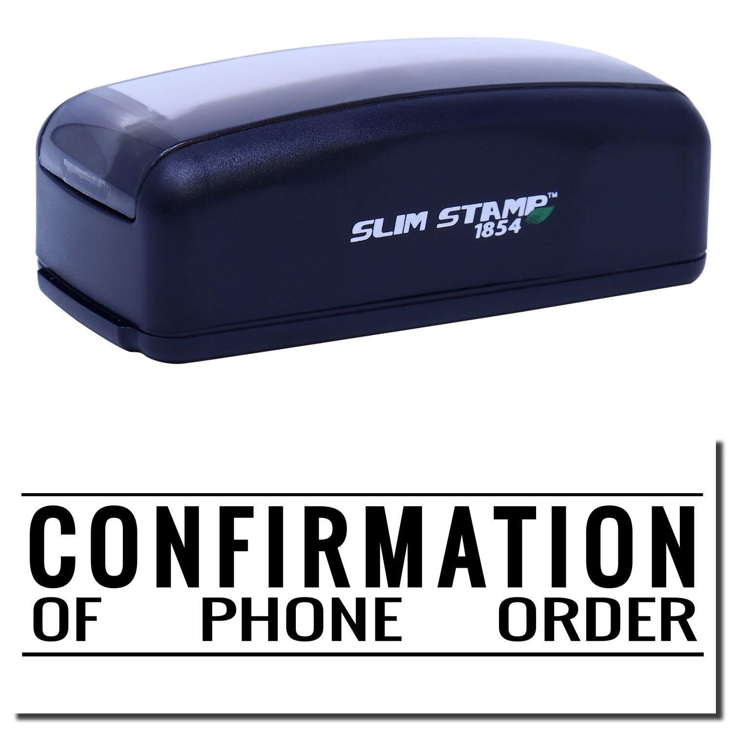 Large Pre-Inked Confirmation of Phone Order Stamp Main Image