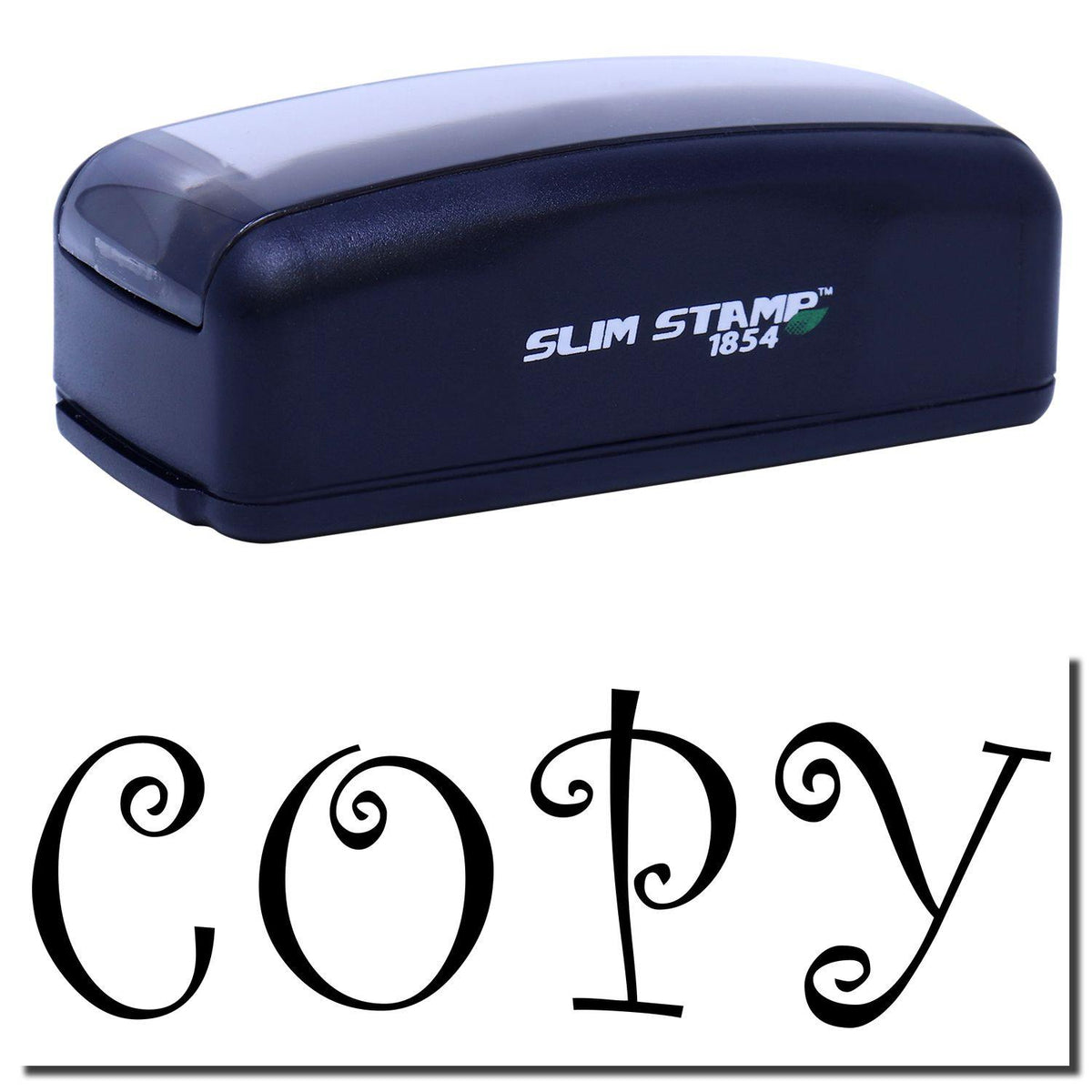 Large Pre-Inked Curly Copy Stamp Main Image