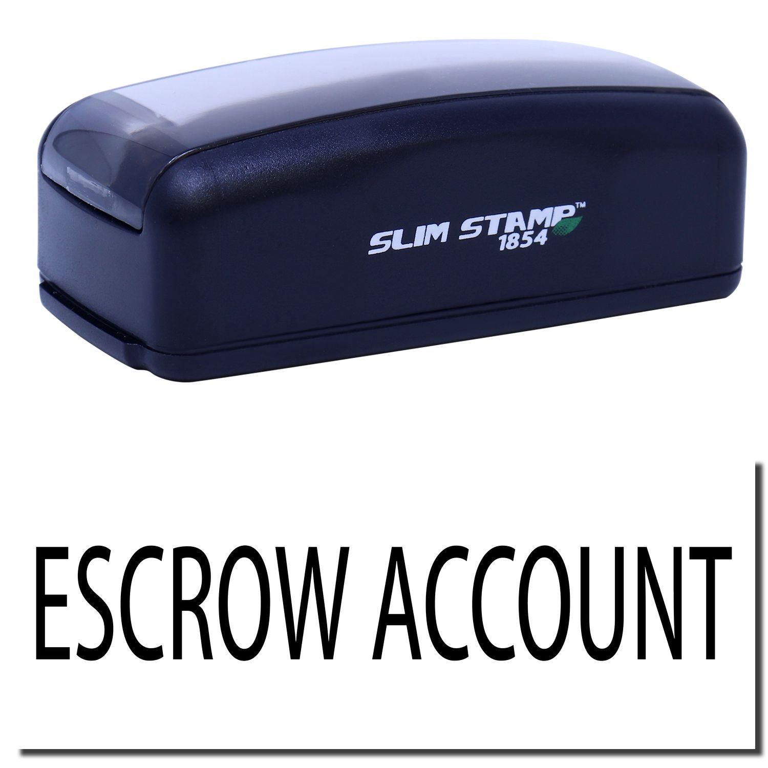 Large Pre Inked Escrow Account Stamp Main Image