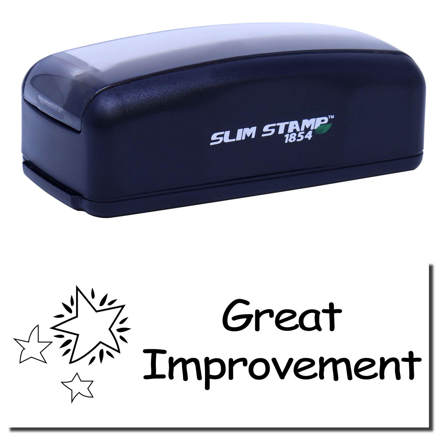 Large Pre-Inked Great Improvement Stamp Main Image