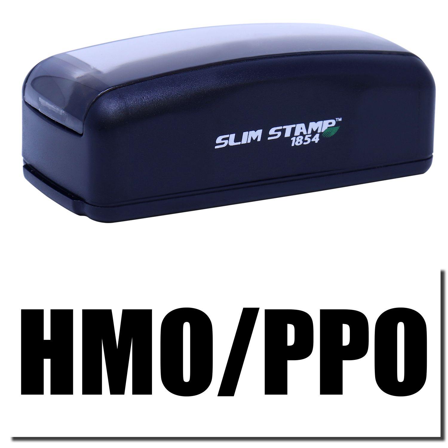 Large Pre Inked Hmo Ppo Stamp Main Image