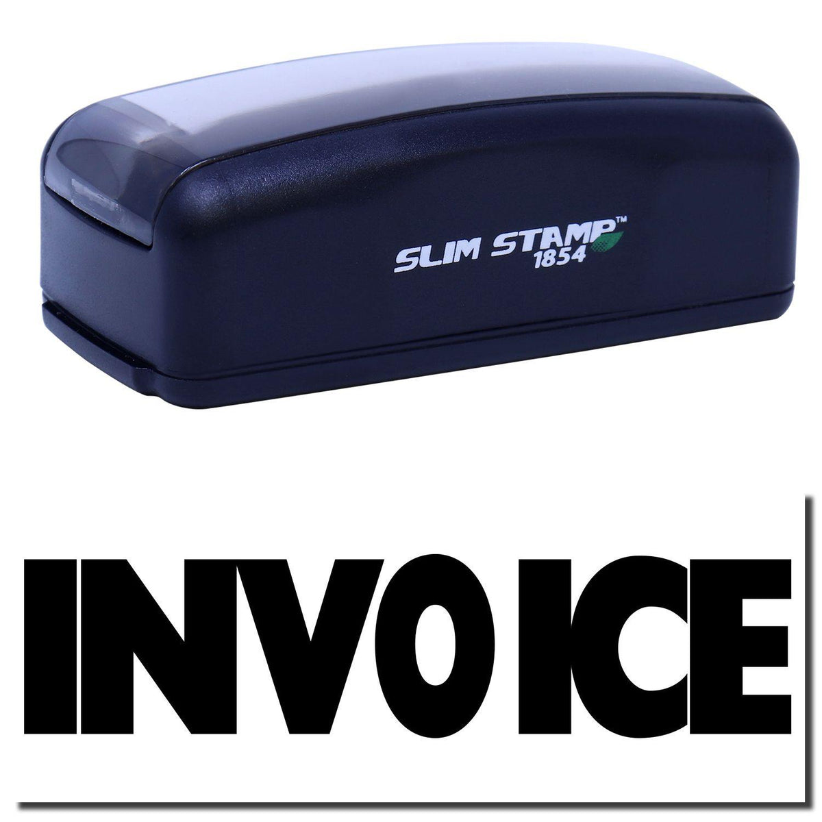 Large Pre-Inked Invoice Stamp Main Image