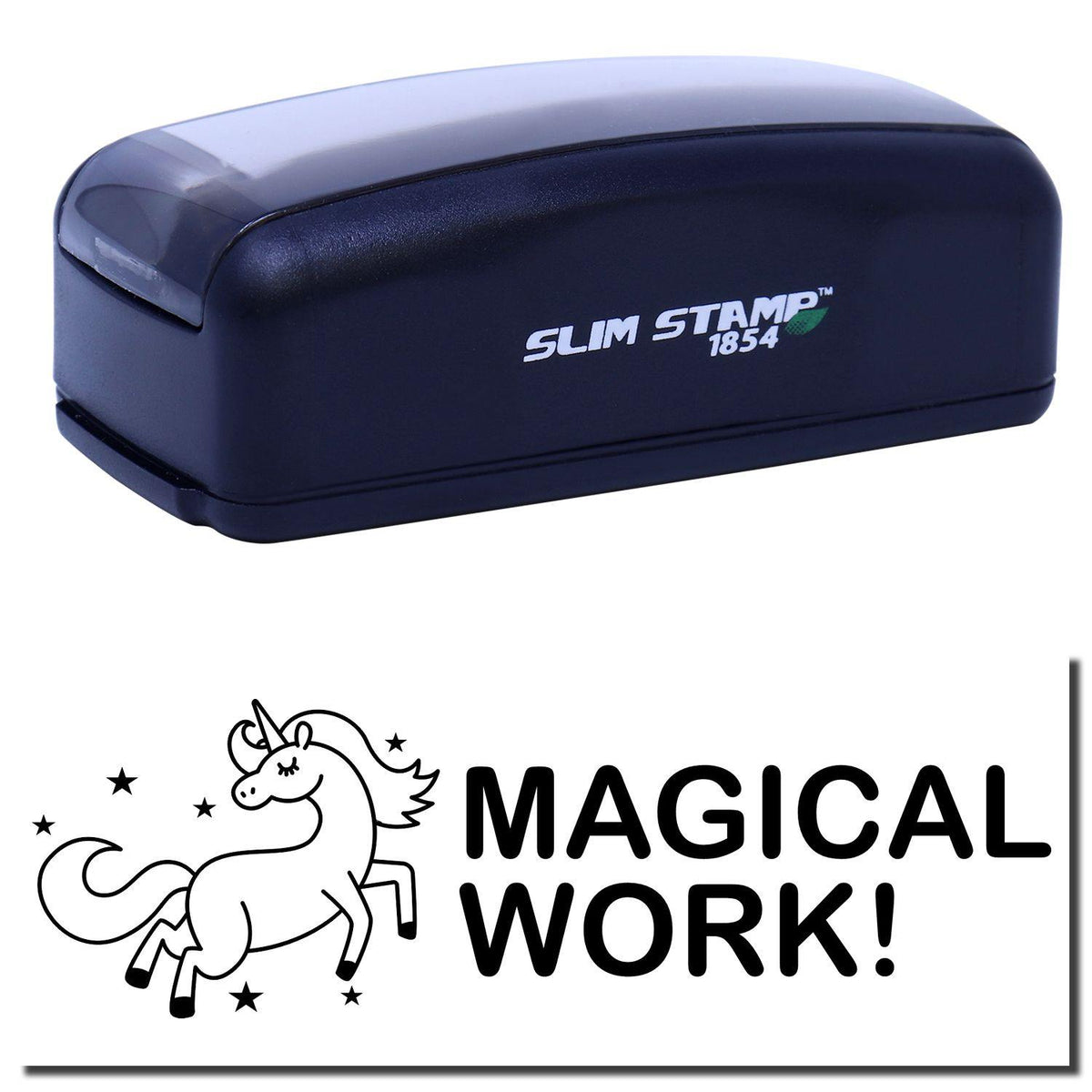 Large Pre-Inked Magical Work Stamp Main Image