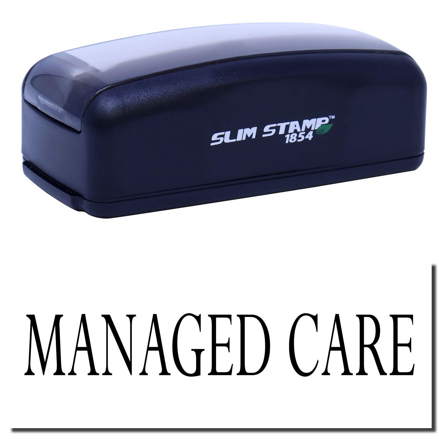 Large Pre Inked Managed Care Stamp Main Image
