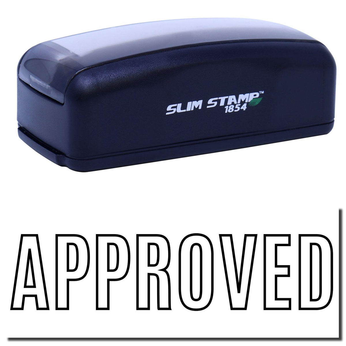 Large Pre-Inked Outline Approved Stamp Main Image