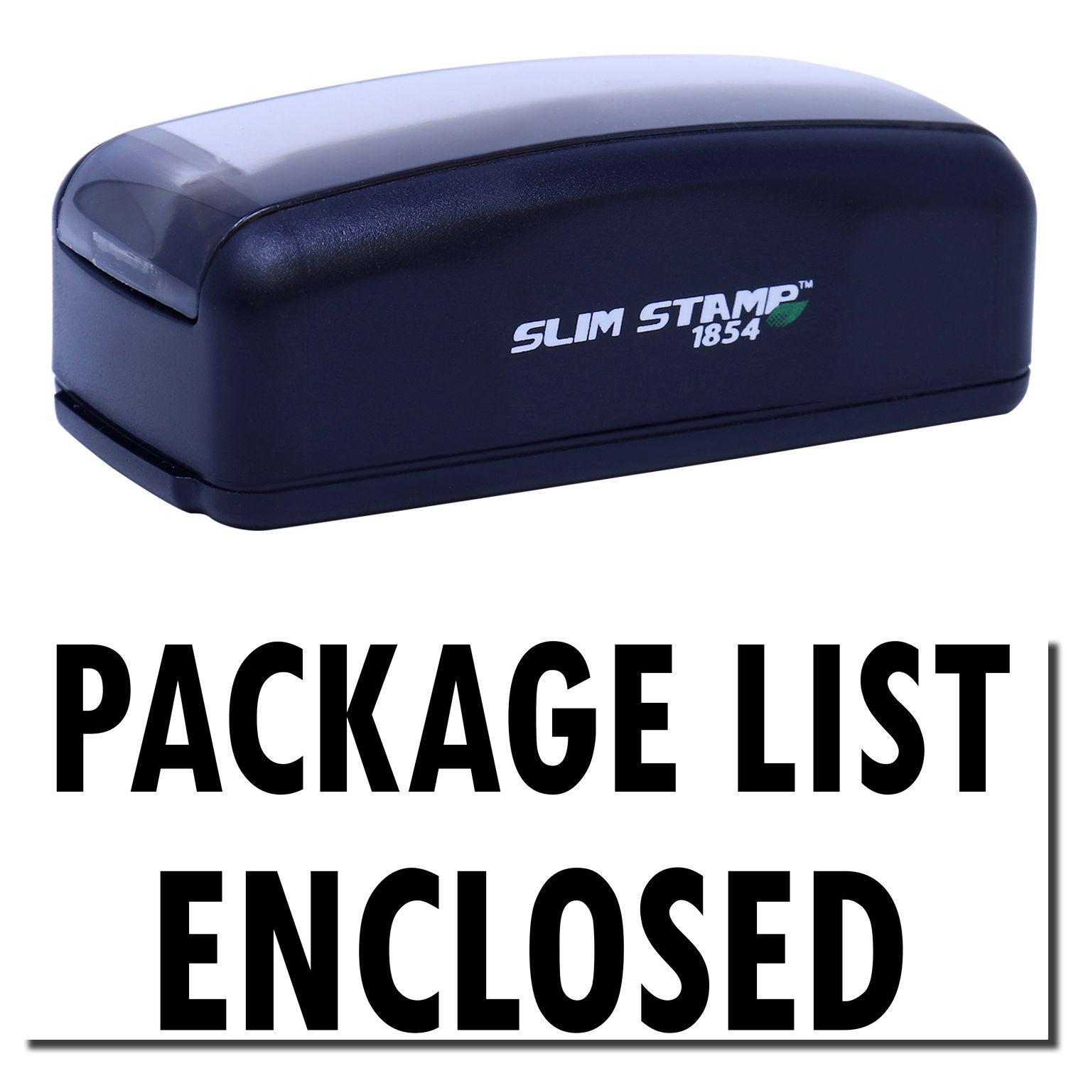 Large Pre Inked Package List Enclosed Stamp Main Image