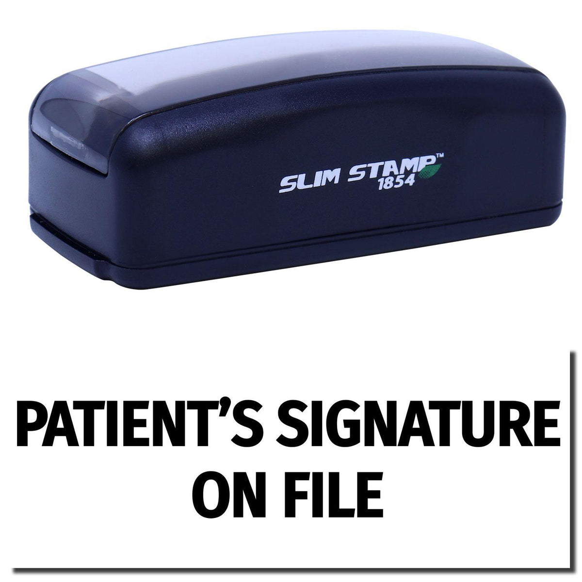 Large Pre-Inked Patients Signature on File Stamp Main Image
