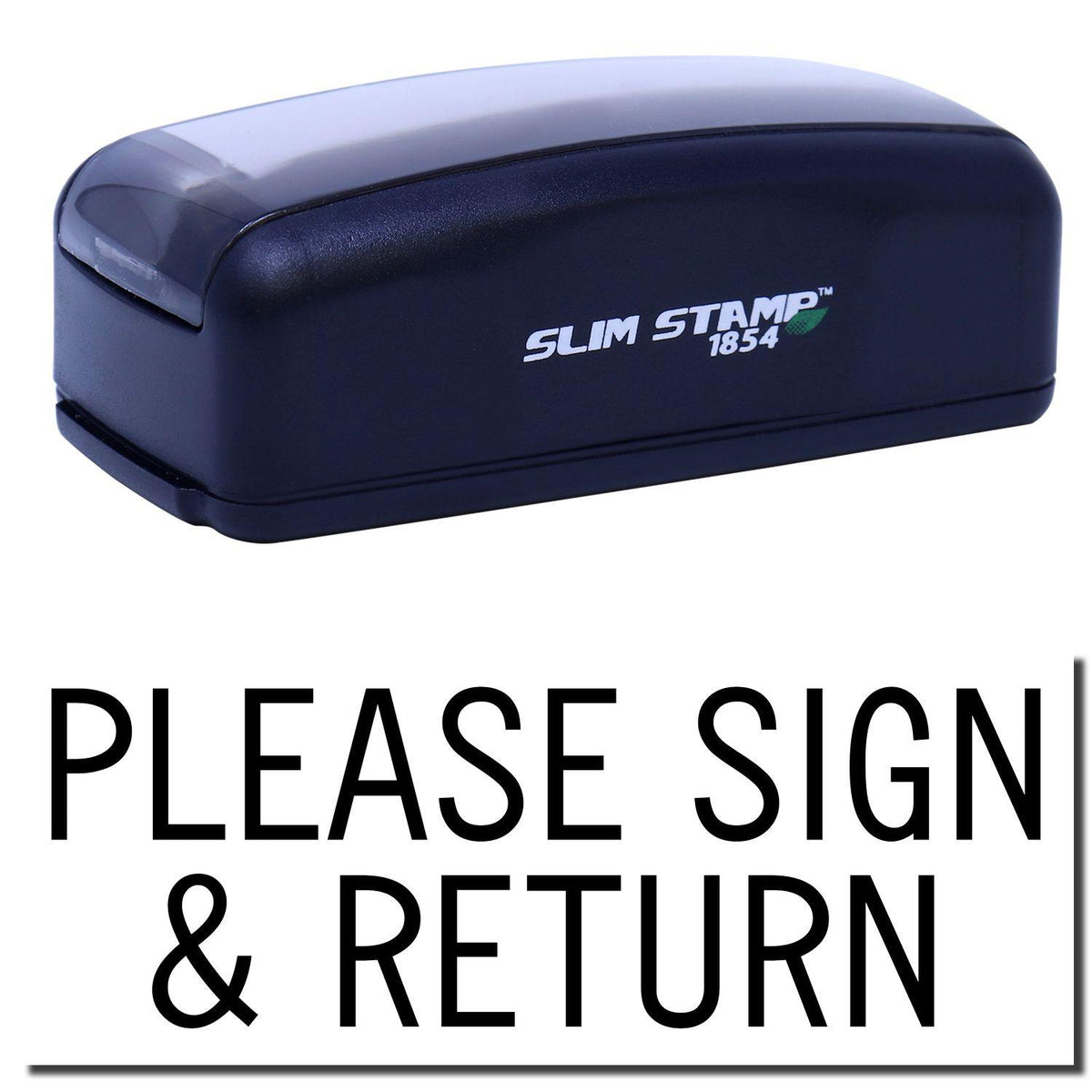 Large Pre Inked Please Sign Return Stamp Main Image