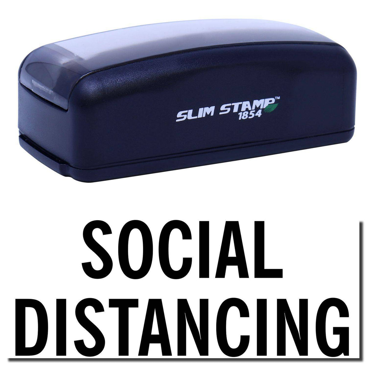 Large Pre-Inked Social Distancing Stamp Main Image