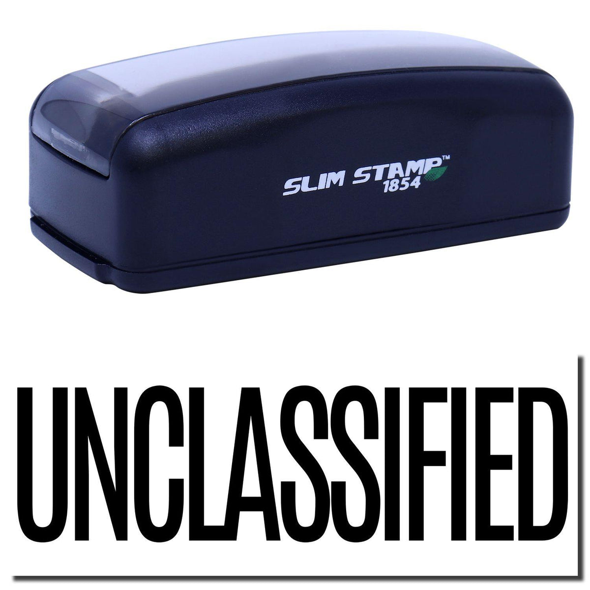 Large Pre-Inked Unclassified Stamp Main Image