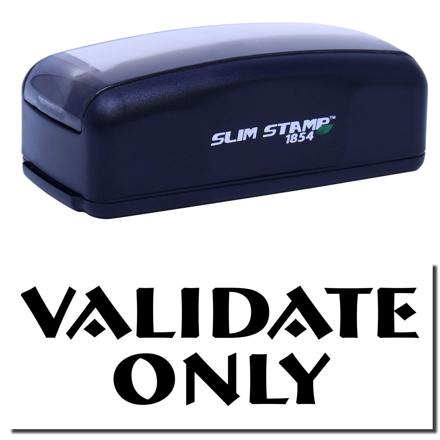 Large Pre Inked Validate Only Stamp Main Image