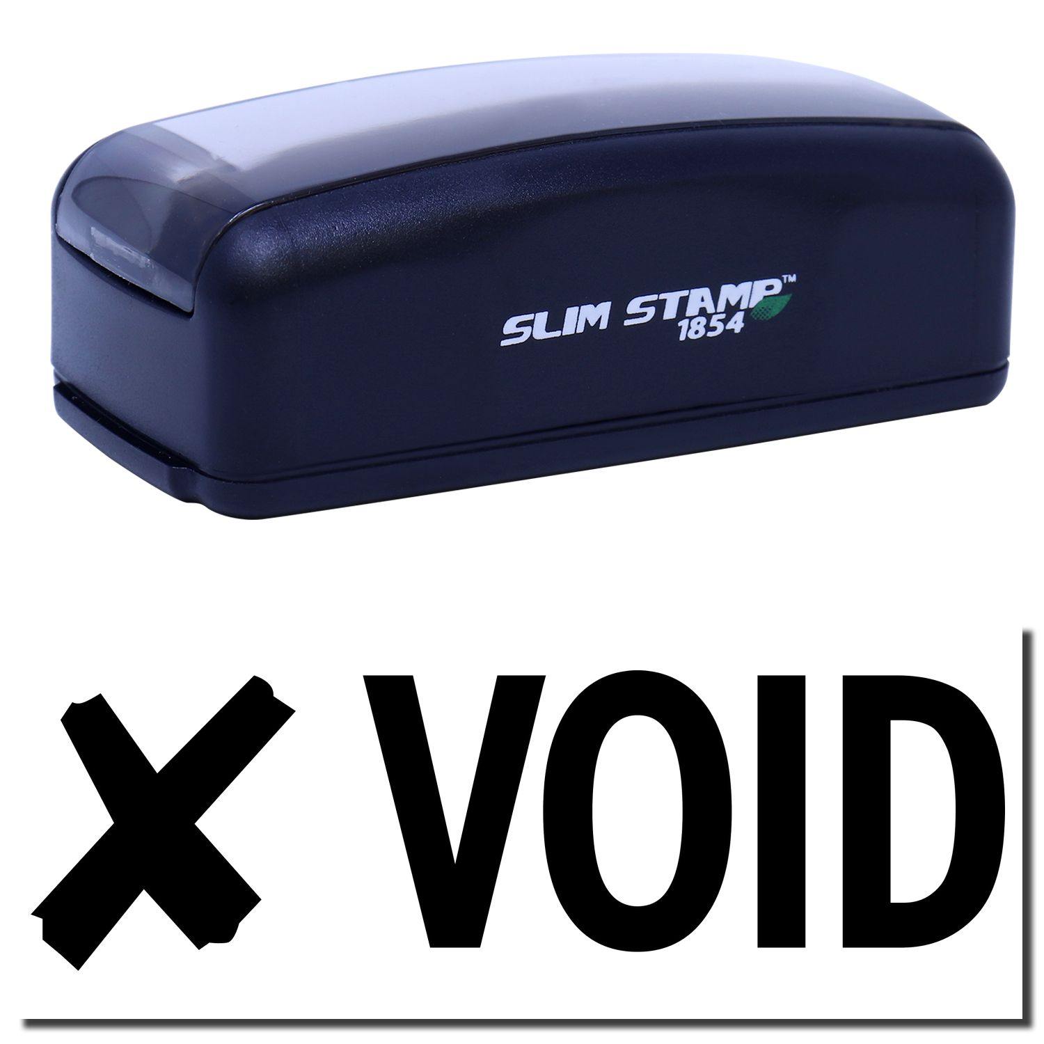 Large Pre-Inked Void with X Stamp in black, featuring a compact design and the text VOID with an X mark below the stamp.