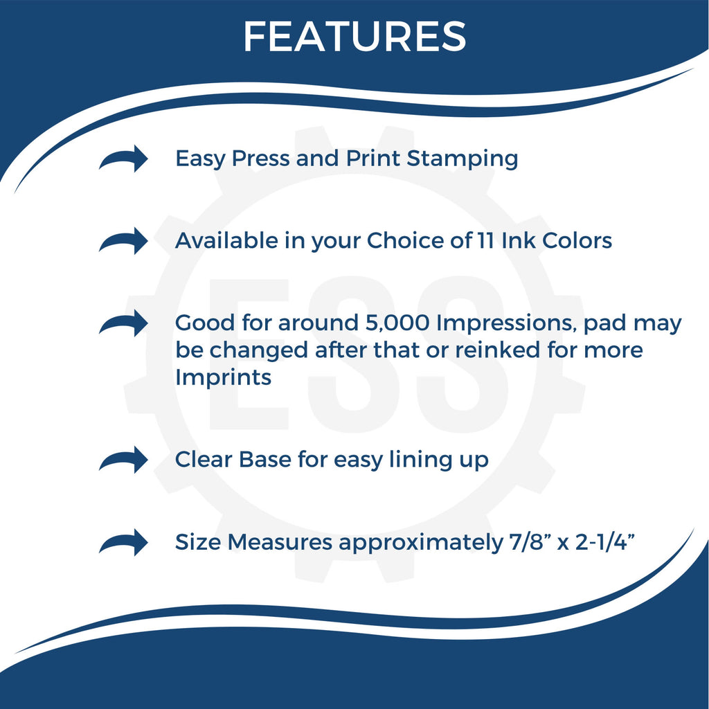 Large Received Self-Inking Stamp | Engineer Seal Stamps